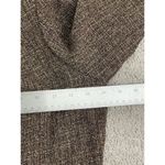 Positive Attitude Women's Brown Tweed Marled Jacket Size 18 B Photo 8