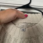 A New Day Cream Chevron Knit Sweater Photo 3