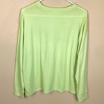 C&C California Women’s Rising Sun Graphic Print Neon Green Long Sleeve Shirt Photo 3