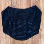 Black Bustier Strapless Top Photo 0