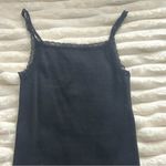 Brandy Melville Black Lace Trim Tank Top Photo 1