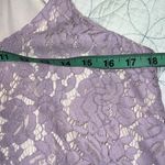 The Impeccable Pig  small womens sleeveless v neck lavender lined dressy tank top Photo 3