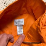 Chico's quilted patterned vest orange size M Photo 1