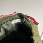 Goldie  Olive Tote with Pink Ribbon Detail Photo 7