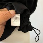 Vintage 90s Chaiken sleeveless black crew neck zipper front tunic blouse size 6 Photo 4