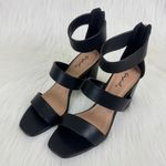 Qupid Women's Dorcas Faux Leather Multi Strap Block Heel Sandals Black Size 6 Photo 7