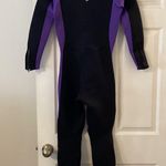 DIVE and SAIL Women’s Wet Suit size S brand new color black and purple Photo 8