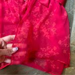 Victoria's Secret Red Lace Lingerie Babydoll Satin Bow Chemise Women's Medium Photo 2