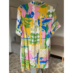 Anthropologie January & May () Patchwork Midi Dress Colorblock Artistic Coquette Photo 2