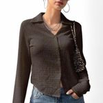 Nordstrom  Button-Up Long Sleeve Shirt Photo 0