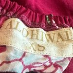 Alohiwai Tropical Hawaiian Print Maxi Dress Cutout Vacation Floral Size XS Women Red Photo 10