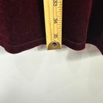 Vintage 90s Burgundy Velvet Mini Dress Whimsigoth Fairy Grunge Coquette 13/14 Red Size undefined Photo 3