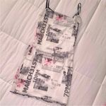 Princess Polly  High Low Dress - Black and White Photo 3