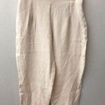 H & M Conscious 100% Silk Cropped Pants Pink Photo 1