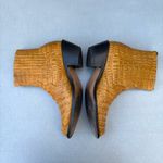 El General Alligator Embossed Orange Brown Western Cowboy Ankle Boots Size 10 Photo 5