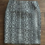 Marc New York  Snakeskin Print Women's Pencil Skirt Stretch Photo 0