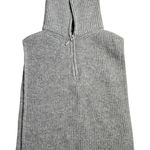 Anthropologie  Gray Knit Quarter-Zip Collar Sleeveless Photo 0