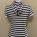 Cato Brown & White Striped Small Hoodie Top Photo 2