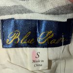 Blue Rain  Striped Button Front Tie Waist Skirt Small Photo 2