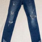EXPRESS Distressed Ankle Jeans Photo 0