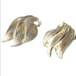 Vintage Pakula Silver Toned Winged Feather Statement Costume Clip Photo 1