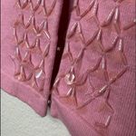 Peter Nygard  Beaded Cardigan‎ Sweater Pink as is Photo 5