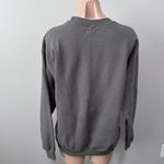 Girl Tribe Co Charlotte NC Ride It My Pony Santa Christmas Sweatshirt Reindeer Gray Size M Photo 3