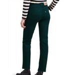 Levi's Classic Straight Corduroy Jeans Emerald Green Mid Rise Women's 8 M 29x30 Photo 1