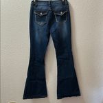 Bamboo  Blue Denim Jeans Mid-rise Flare Jeans Size 9 Photo 3