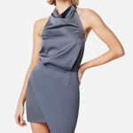 Elliatt New!  Camo Asymmetric Satin Cocktail
Dress‎ Sz Large Photo 0