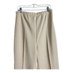 Vintage 1970s Bogart Of Texas Beige Houndstooth Wide Leg Pants Size 20 Tall Tan Photo 4