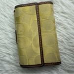 Coach  y2k Yellow Brown Signature Soho Wallet Photo 1