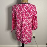 Talbots Barbie Pink sz M Lobster Rockstar Tunic Embroidery Coastal Resort Ocean Photo 11