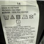 Banana Republic Womens Relaxed Lame Trouser Pants Gunmetal Silver Size 14 Hoiday Photo 10