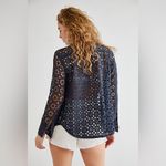 Free People  Crochet Yesenia Shacket Photo 3