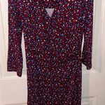 Talbots Heart Dress Red Size M Photo 0
