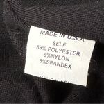 Red Haute Women’s Size L Black Lightweight Knit Snap Front Cardigan Jacket Size L Photo 6