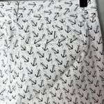 J.Crew Womens Navy and White Cropped Anchor Pant size 2 Comfort Casual City Fit Photo 10