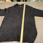 RDI Womens Black V Neck Long Sleeve Knit Sweater Top Medium Casual Classic Photo 5