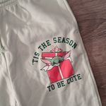 Star Wars  Mandalorin Baby Yoda Holiday Green Joggers Size Medium Photo 1