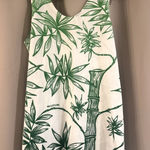 Source Unknown Linea Verde Green Leaf Print Women's Dress Photo 0