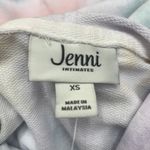 Jenni  Intimates‎ Tie Dye Hoodie Pullover Rainbow Pastel Casual [Size XS] Photo 6
