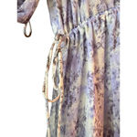 ASOS Prarie dress BEAUTIFUL 10 Deep V open back open lattice shoulder detail Photo 2