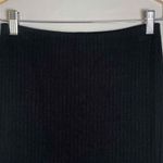 ZARA Womens Knee Length Ribbed Knit Elastic Waist Classic Core Midi Skirt Medium Photo 5
