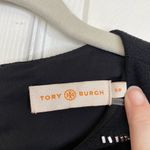 Tory Burch Betsy Jumpsuit Beaded Black White Metallic Size Small Elegant Chic Photo 6