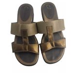 Cole Haan  Bronze‎ Wedge Sandals Nike Air Comfort Slides Size 8 Photo 0