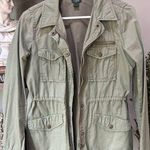 J. Crew Factory Ripstop Utility Jacket Green Womens Size XS Photo 0