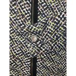 CAbi Cliffside Jacket #5099 Womens Sm Full Zip Geo Print Moto Style Long Sleeve Photo 4