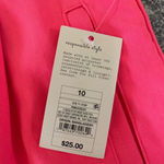 A New Day NWT! Women’s hot pink stretch midi 4” shorts Size 10 Photo 2