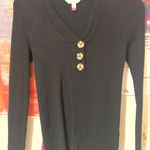 Black Long Sleeve V Photo 0